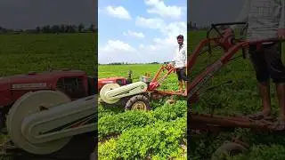 Power Tiller 🔥 Nano Tractor 🚜 Farming Short #agriculture #satisfying #shot #farming