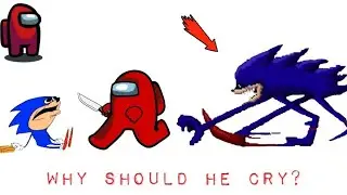 Mini Crewmate kills shin sonic / Among us
