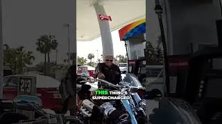 A 1200HP TWIN SUPERCHARGED V8 MOTORCYCLE WITH NITROS