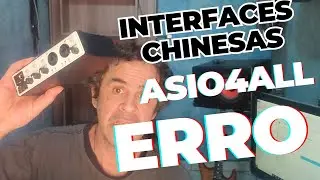 Interface chinesa no Reaper com asio4all e wasapi. Configuração completa