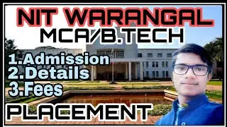 NIT WARANGAL MCA B.TECH PLACEMENT  |NITW placement|