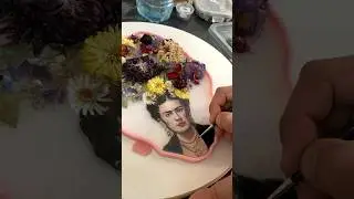 Картина из смолы Фрида, идея которая принесла мне известность❤️#эпоксиднаясмола #картины #смола #арт