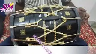 black Sheesham dholak nice deging great sound dholak
