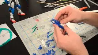 Let's Build GN Sword 4 Full Saber for MG 00 Qan[t] by BTF hobby Part 4