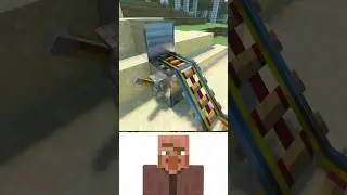 New rail hack | Minecraft villager oi oi oi meme #shorts #minecraft #memes