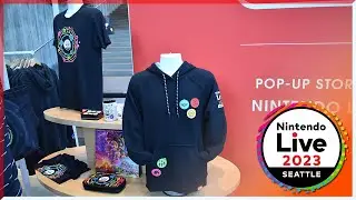 The Exclusive Merchandise at the Nintendo Live 2023 Pop-Up Store