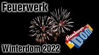 Hamburger Dom Germany | Fireworks | Winterdom 2022 | [Clip]