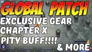 Massive Update! Watcher of Realms! New Campaign Chapter X, Exclusive Gear & Summoning Pity Changes