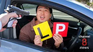 Asian Man gets Arrested by Highway Cops