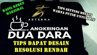 CARA ATASI PRINT DTF DAPAT DESAIN RESOLUSI RENDAH