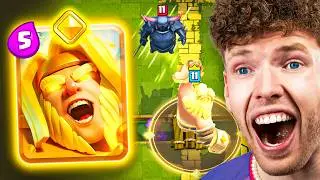 😱😨I'M PLAYING THE HERO GIANT... (He counters Mega Knights!) | Clash Royale German