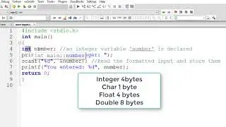 C Program to Print an Integer entered by user | Use of Scanf () in C | Tutorial #2 | Hindi / Urdu