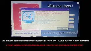 ERROR SOLUTION FOR WRONG USERNAME and PASSWORD in NEW PATCH 2305
