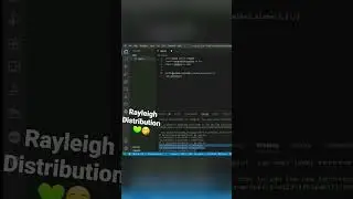Rayleigh Distribution in numpy 