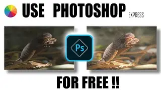 🔴PHOTO EDITING IN PHOTOSHOP EXPRESS. DOWNLOAD  FREE  LEGAL VERSION OF PHOTOSHOP! 2021 TUTORIAL.