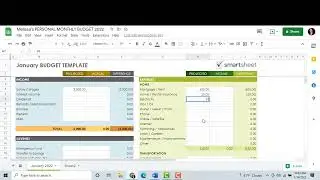 Free Google Budget Template