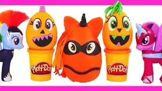 Surprise Pumpkin Eggs My Little Pony Play Doh Halloween New MLP Radz Candy Toys