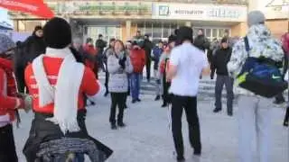 Русская пробежка Новосибирск 1 января 2013 (05.01.2013)