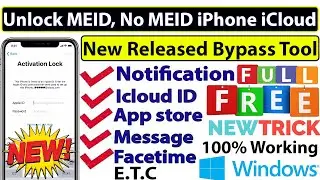 How to Bypass MEID, No MEID iPhone iCloud with Everything Fix in Full Free | 100% Working Method