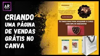 COMO CRIAR UMA PÁGINA DE VENDAS (WEBSITE) GRÁTIS NO CANVA (COM BOTÃO DE COMPRA, VÍDEO  E DEPOIMENTO)