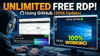 Unlimited Free RDP Using GitHub 2026 | 100% Working Method