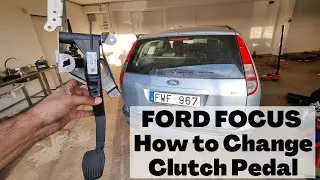 How to Change Clutch Pedal Broken Spring on Ford Focus/Volvo V50/ C30/C70/S40