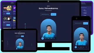 React Js Portfolio Website || Responsive Portfolio Website Using React Js|| React Js