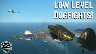 Epic Low Level Dogfighting Highlights! Historic World War II Flight Simulator IL-2 Sturmovik V4