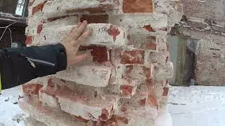 1895 г. Кладка кирпича на ИЗВЕСТКОВЫЙ РАСТВОР в прошлые века