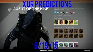 Destiny Xur Predictions 6/19/15