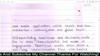 Nios 335 Solved Assignment Handwritten Mass Communications TMA For October 2024 Exam Submission Pdf