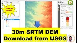 How to download 30m SRTM DEM from USGS Earth Explorer|| Ki kore 30m SRTM DEM Download korbo?