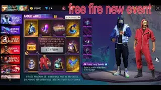NEW FADED WHEEL EVENT FREE FIRE | FROSTY FURRY BUNDLE SPIN | FF NEW EVENT | #FREEFIRENEWEVENT