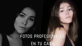 ¡Toma FOTOS PROFESIONALES (de estudio) DESDE TU CASA!