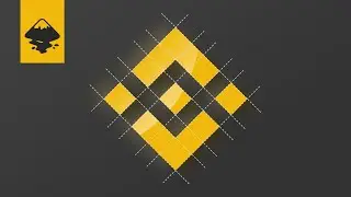 BINANCE Logo Design Tutorial with Grid System in INKSCAPE - Shape Builder Tool