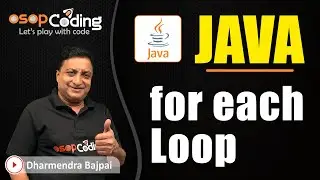 For Each Loop In Java | Enhanced For Loop | Java for Beginners | Loop | 