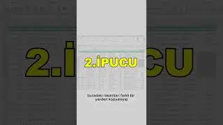 Excel'de Verimliliğinizi Artıracak 3 İpucu | EXCEL 751  #excel #exceldersleri #excel751
