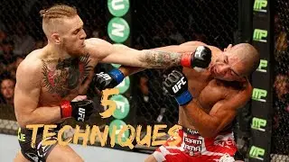 Conor McGregor | 5 Techniques Done Effectively | Hacking MMA