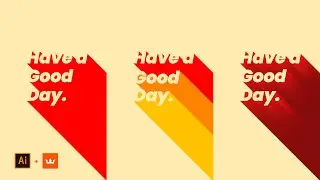 Easy Long Shadow Effect | Illustrator + Astute Graphics Plugins