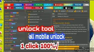 Unlock tool support model and unlock and Frp unlock Oppo, Vivo, MI,