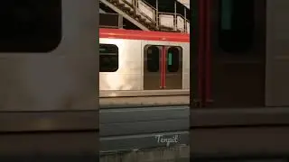 LRT-1 4th generation (Set 7) arriving EDSA station