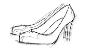 Ayakkabı Nasıl Çizilir 👠Topuklu Ayakkabı Çizimi
