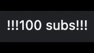 100 sub special!