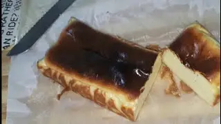 Basque Burnt Cheesecake Recipe/Recipe in the description below