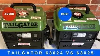 TailGator generator 63024 vs 63025 comparison - Which Harbor Freight Generator to buy?