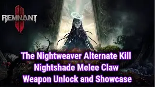 How To Unlock The Nightshade Melee Claw Weapon - The Nightweaver Alternate Kill - Weapon Showcase