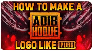 HOW TO MAKE A LOGO LIKE PUBG!