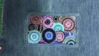 Сумочка из джинсы 1/Текстильные сумки/Сшить сумочку своими руками/ jeans bag /embroidered handbag/
