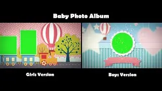 GREEN SCREEN EFFECTS|baby photo album|happy birthday|FreeDownload After Effects|Templates|Chroma key