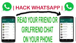How to Hack Whatsapp of anyone || Trick 2017